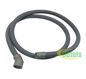 Шланг зливний C00320442 1900 мм для посудомийної машини Smeg, Candy, Whirlpool (..